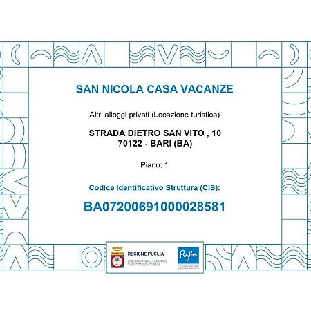 San Nicola Casa Vacanze Bari Exterior foto
